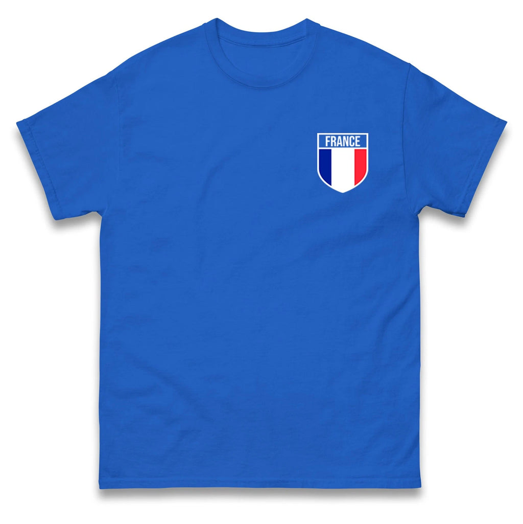 France Badge football T Shirt,Personalised football Tee,Custom Name & Number Top