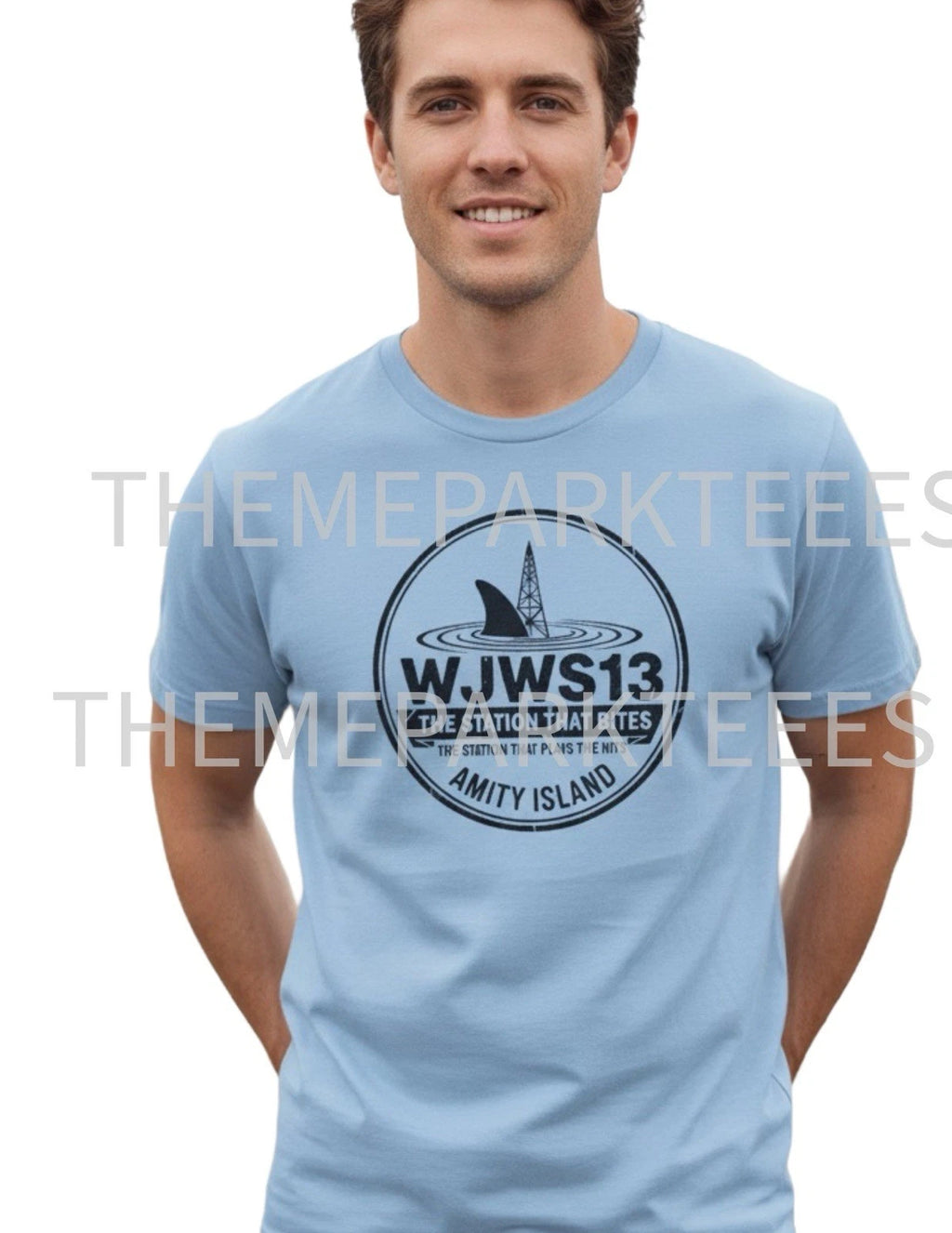 UNIVERSAL STUDIOS FLORIDA JAWS RIDE RADIO T-Shirt WJWS13 Custom/Fan Made