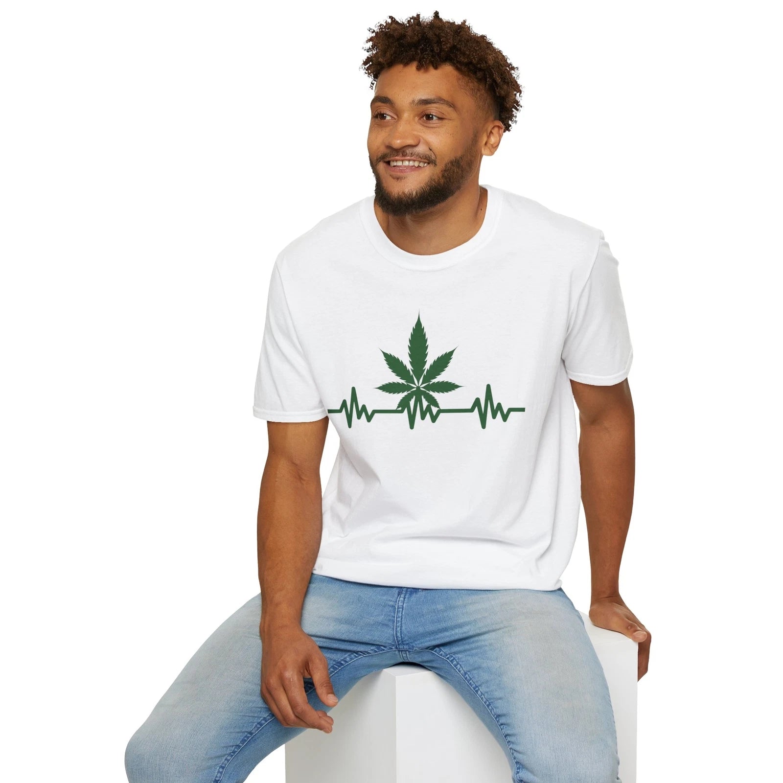 Chill Vibes Cannabis T-Shirt, Weed Lover Gift, Relaxed Style Tee, Cool Casual