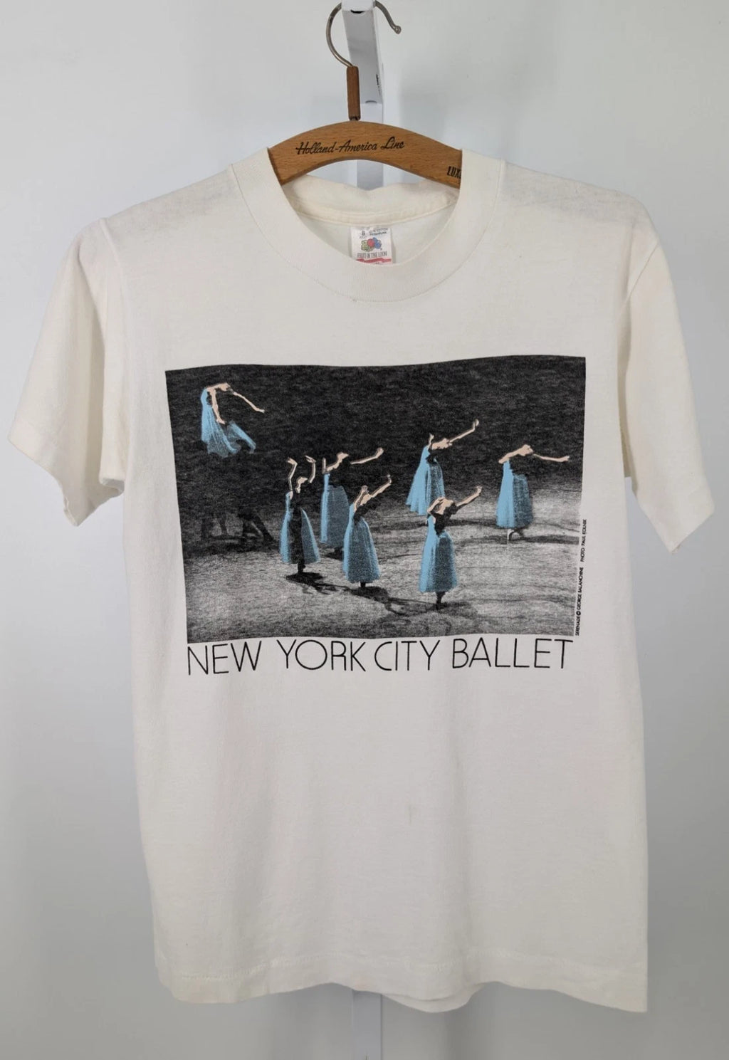 New York City Ballet Vintage 90s T Shirt Art Dance Photo George Balanchine S-5XL