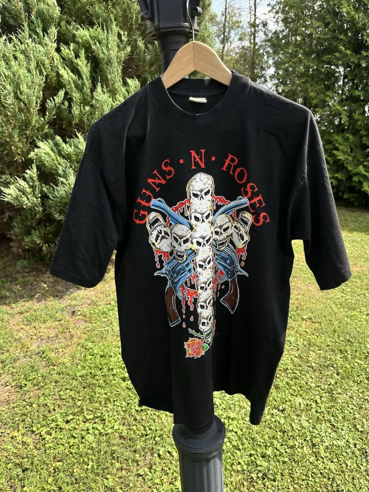 Vintage Guns N Roses T-shirt 1991 1992 Use Your Illusion World Tour XL