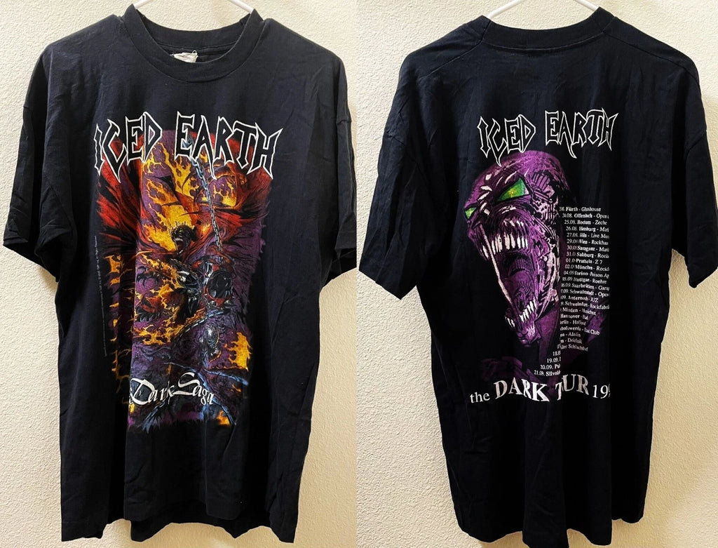 1990’s Vintage Iced Earth Dark Saga Spawn Tour Unisex All Size Shirt