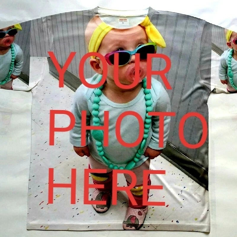 Personalized Sublimated T Shirt with 2 images of your choice.