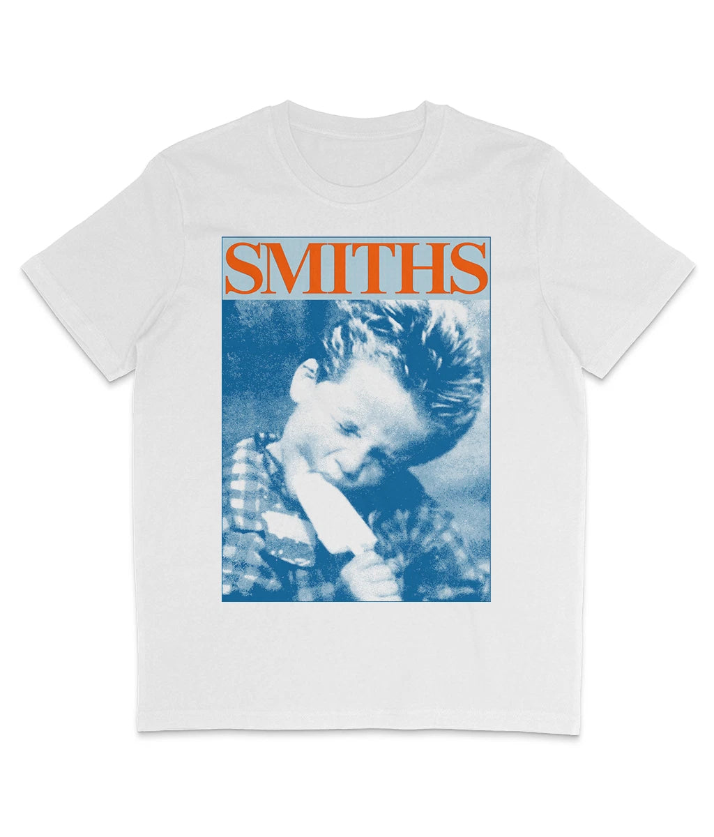 The Smiths - 'Boy With Lolly' - 1986 - Blue & Red - Organic T-Shirt - Morrissey