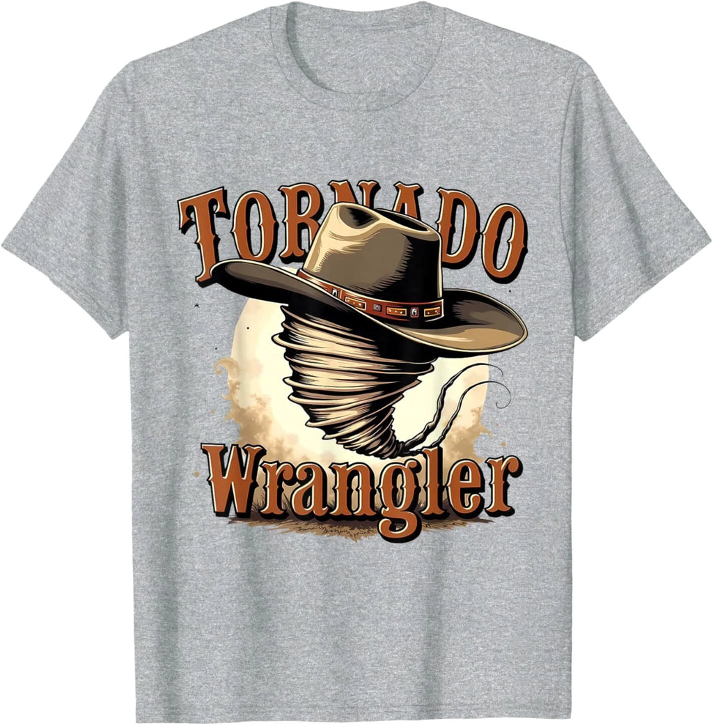 Tornado Wrangler Shirt Cowboy Wrangler T-Shirt Women Men Kid T-Shirt