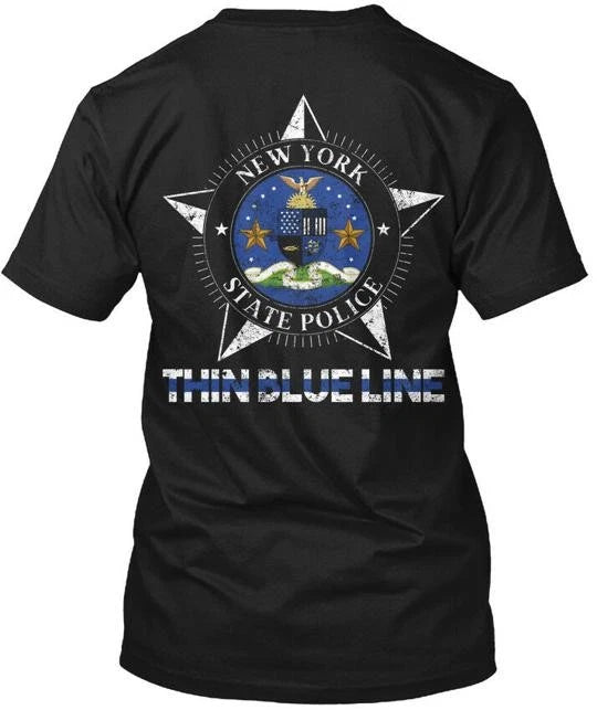 New York State Police T-Shirt Made in the USA Size S to 5XL