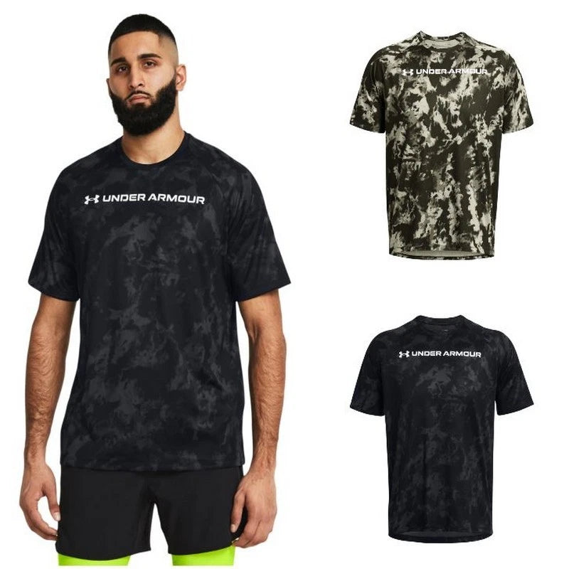 Under Armour 1361698 Men's UA Tech ABC Camo Short Sleeve Graphic T-Shirt