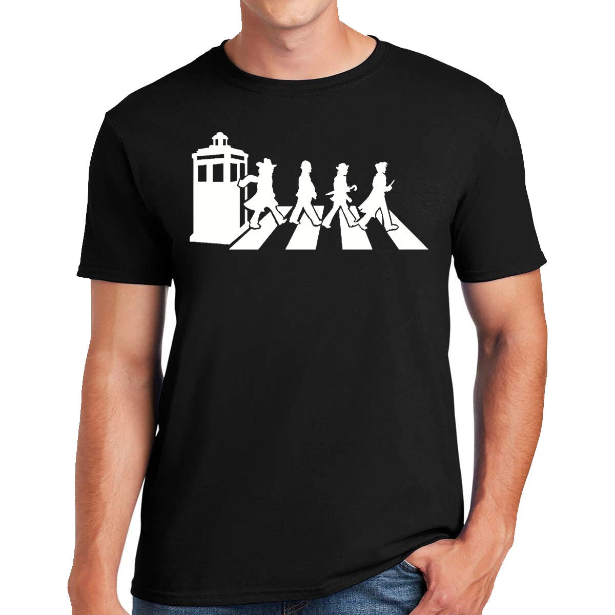 Abbey Road Timelords | FUNNY | NOVELTY | JOKE | MEN'S T-SHIRT TEE TOP