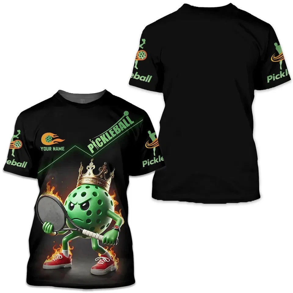Custom Pickleball 3D T-Shirt - Personalized Player Apparel V216