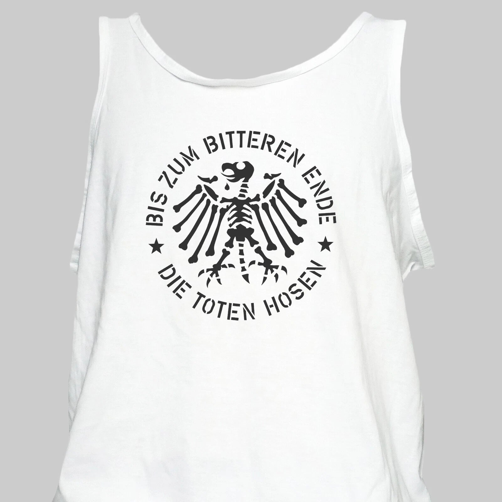 Die Toten Hosen Punk Rock T-shirt Sleeveless Vest Top White Unisex S-2XL