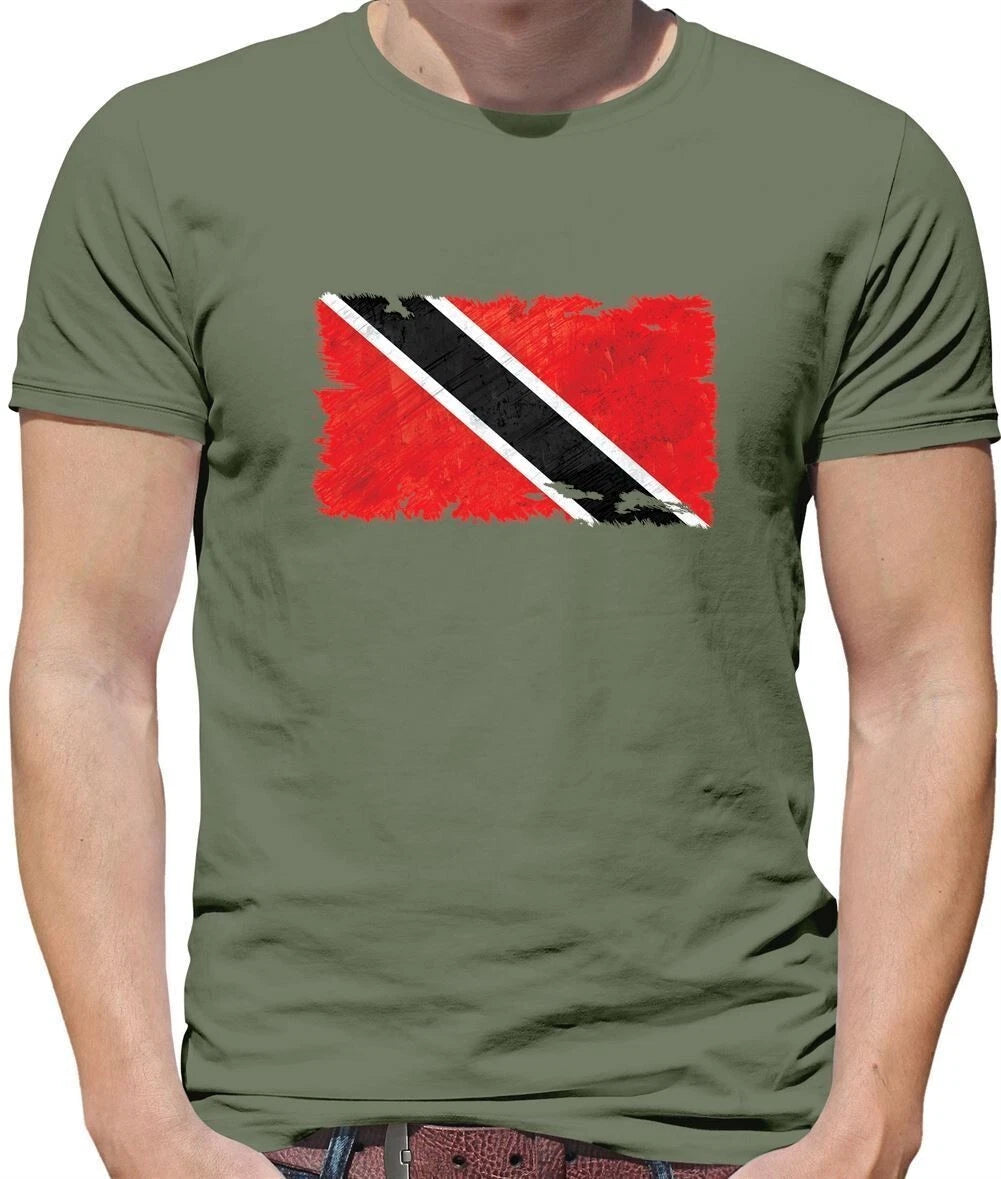 Trinidad And Tobago Grunge Style Flag - Mens - Port Of Spain Caribbean