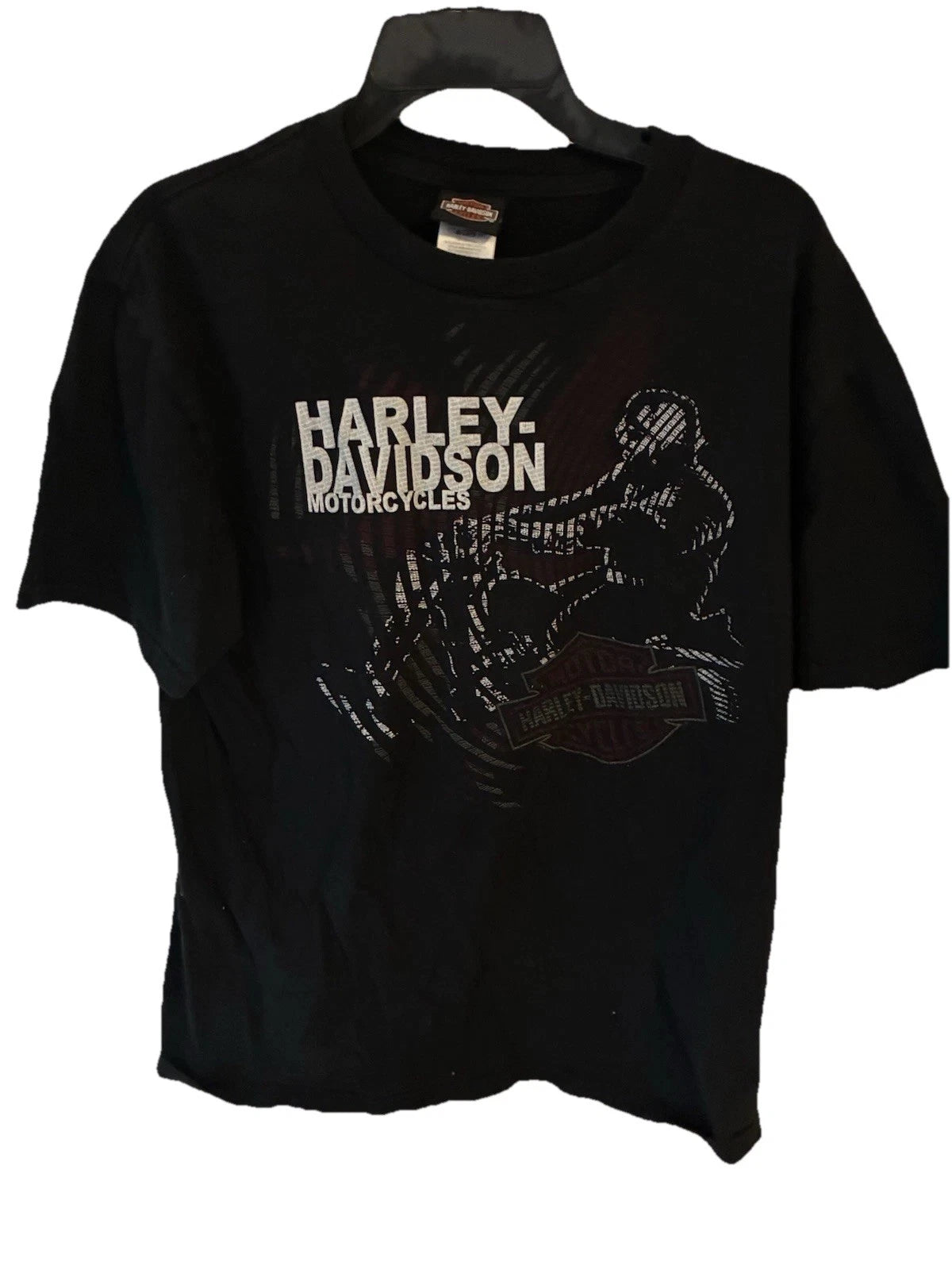 Vintage 3D Davidson Trendy Harley Graphic Custom Unisex T-Shirt Size Large
