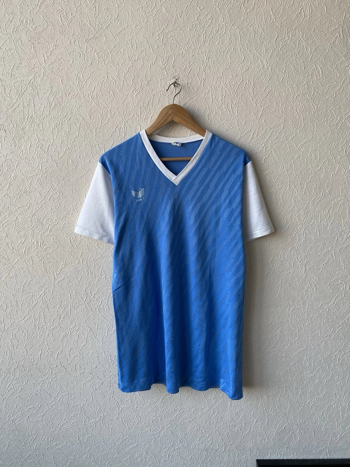 Vintage 1980s Erima Football Jersey Made in West Germany Soccer Shirt