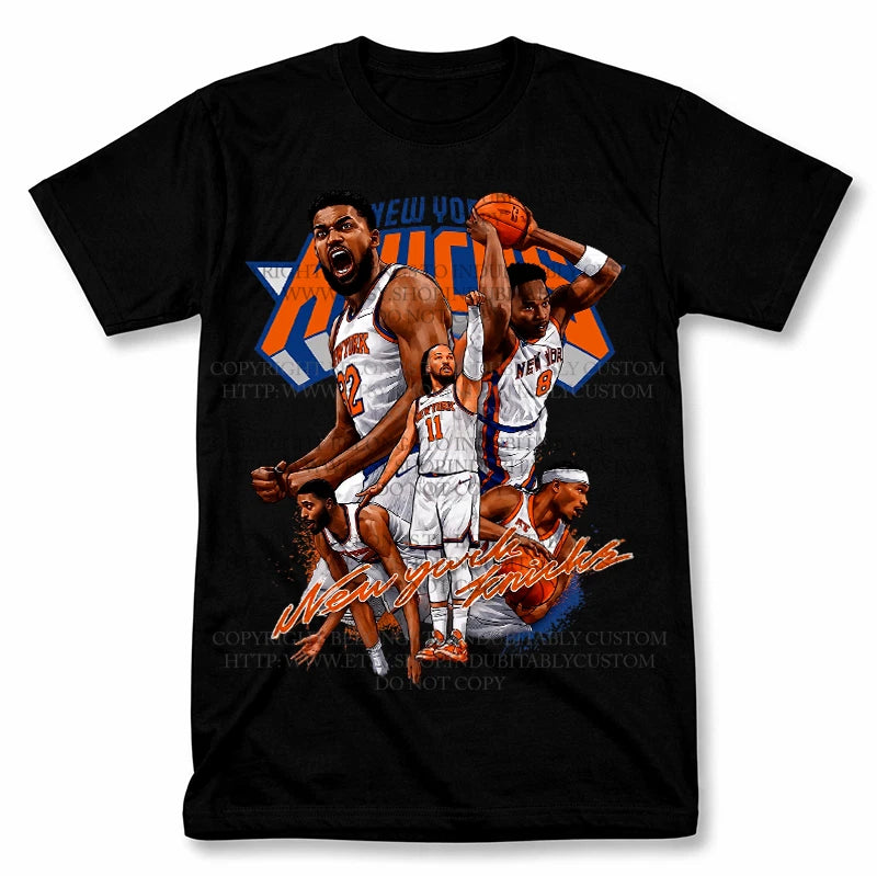 Jalen Brunson Josh Hart Towns  New York Graphic T Shirt Vintage Style Fan Tee