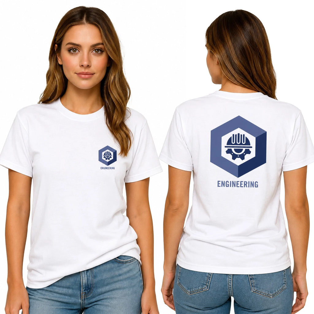 Business Logo T-Shirt Custom Printed 100% Cotton Workwear Uniform