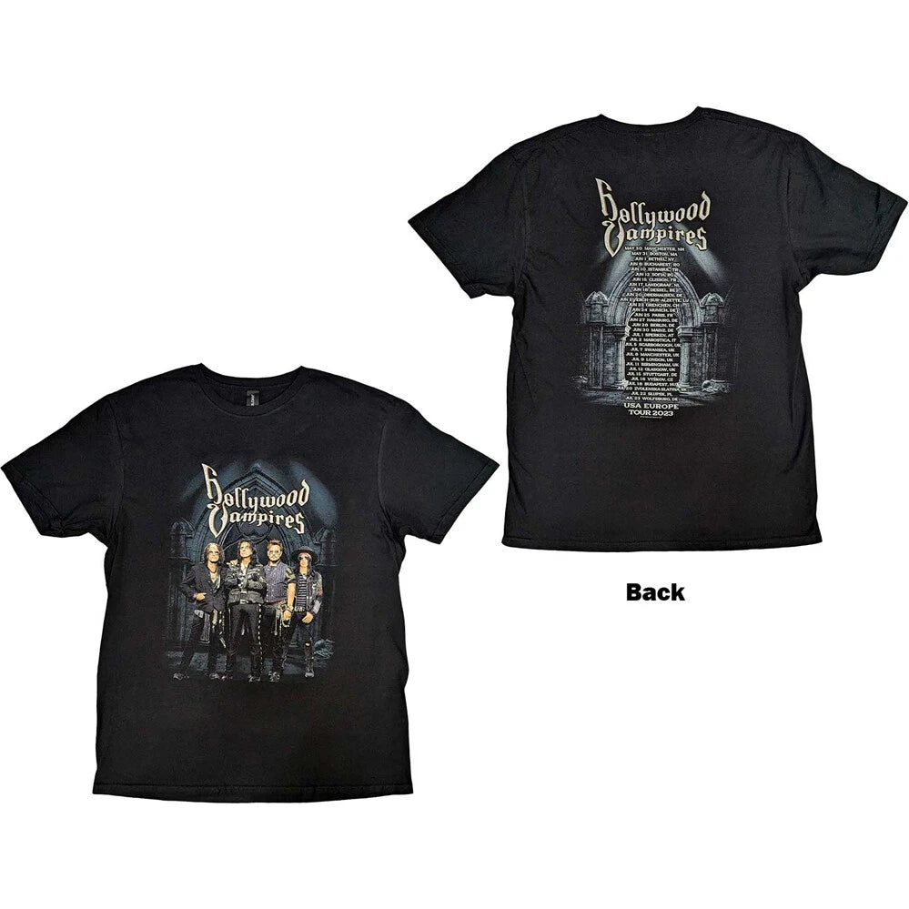 Hollywood Vampires - Graveyard 2023 Tour -  Black  t-shirt