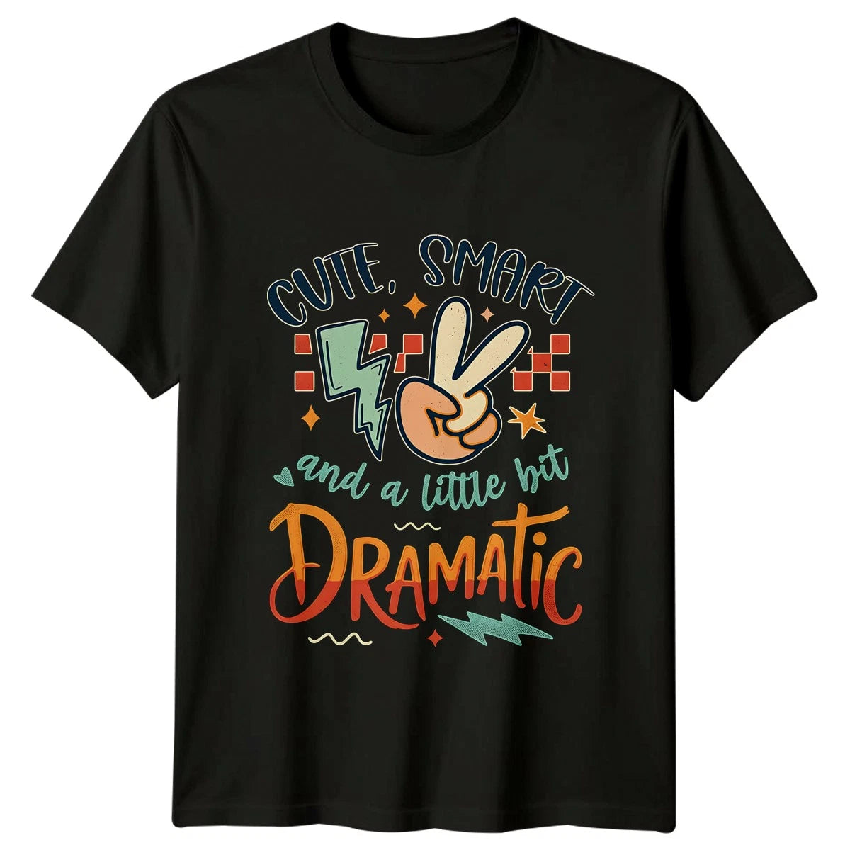 Cute Smart And A Little Womens T-Shirt Sarcastic Novelty Birthday Gift For Her