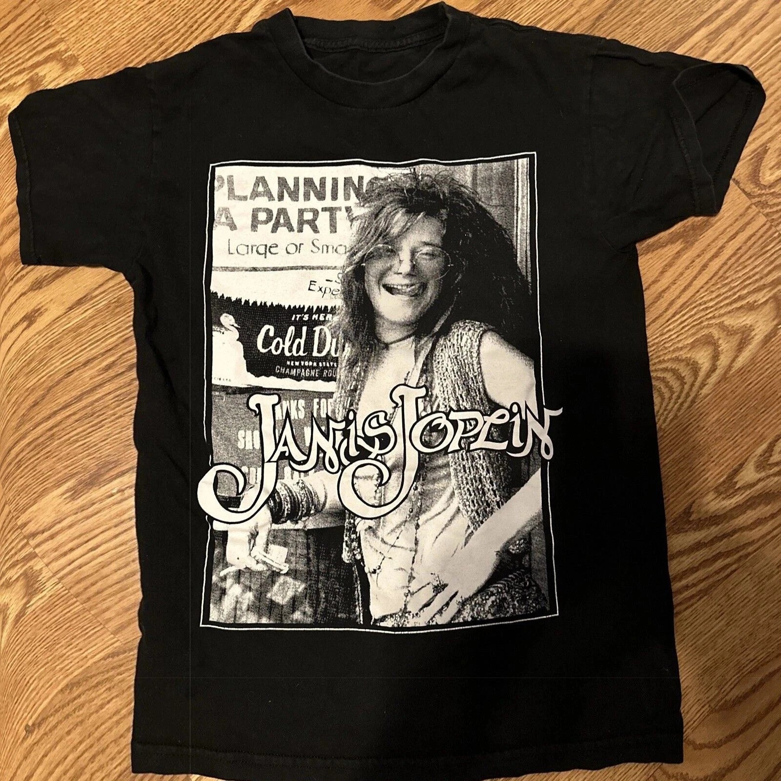 Janis Joplin Singer Shirt Black Album Unisex T-Shirt All Size