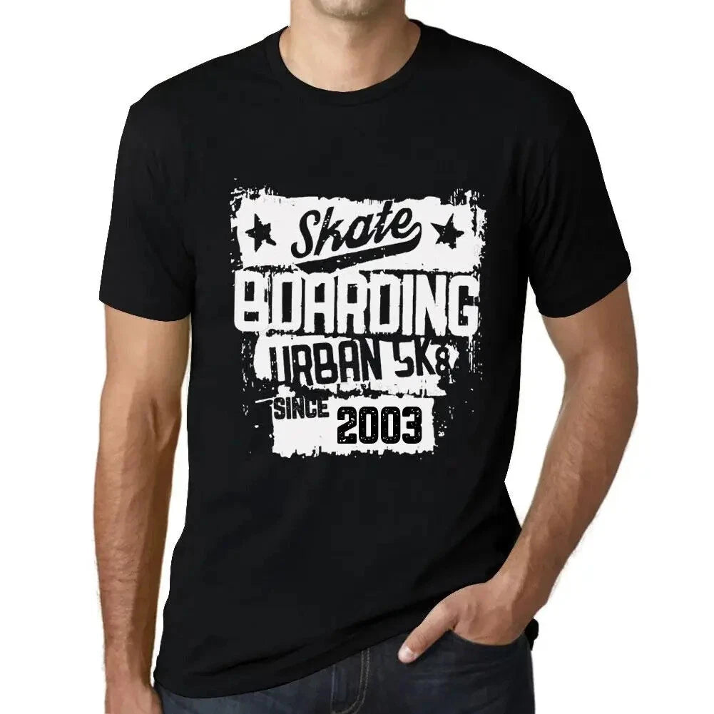 Men's Graphic T-Shirt Urban Skateboard Since 2003 - Urban Skateboard Since 2003