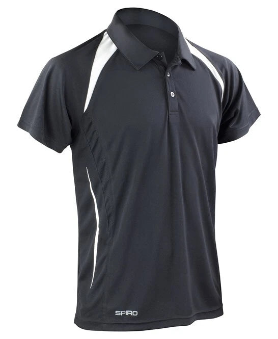 Personalised Custom Spiro Team Spirit Polo T-shirt Lightweight Sports S177M