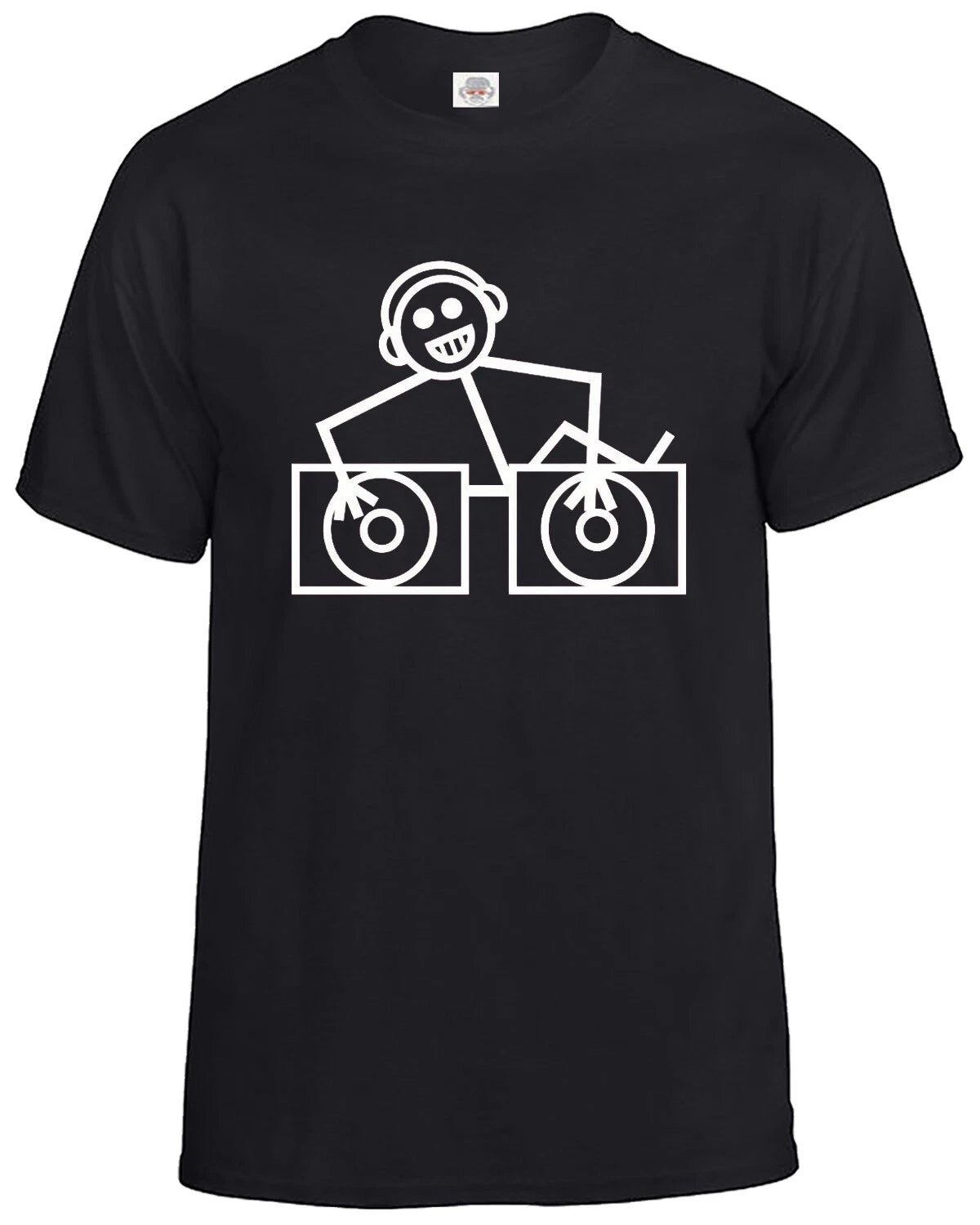 DJ Club Dance T-shirt Men's Rave Music House Cool Funny Hooj Choons Tunes Top