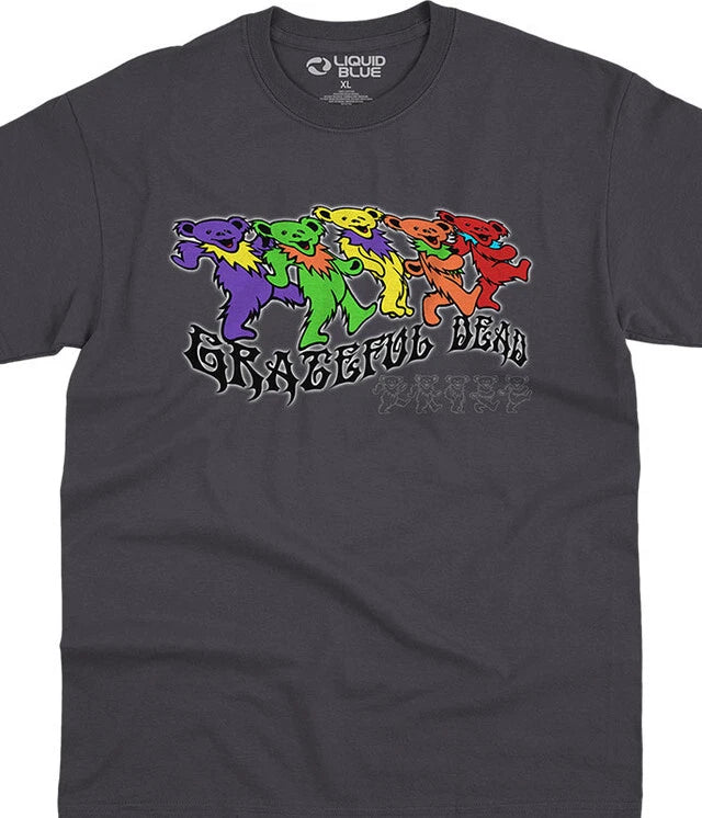 New GRATEFUL DEAD Trippy Bears T-Shirt