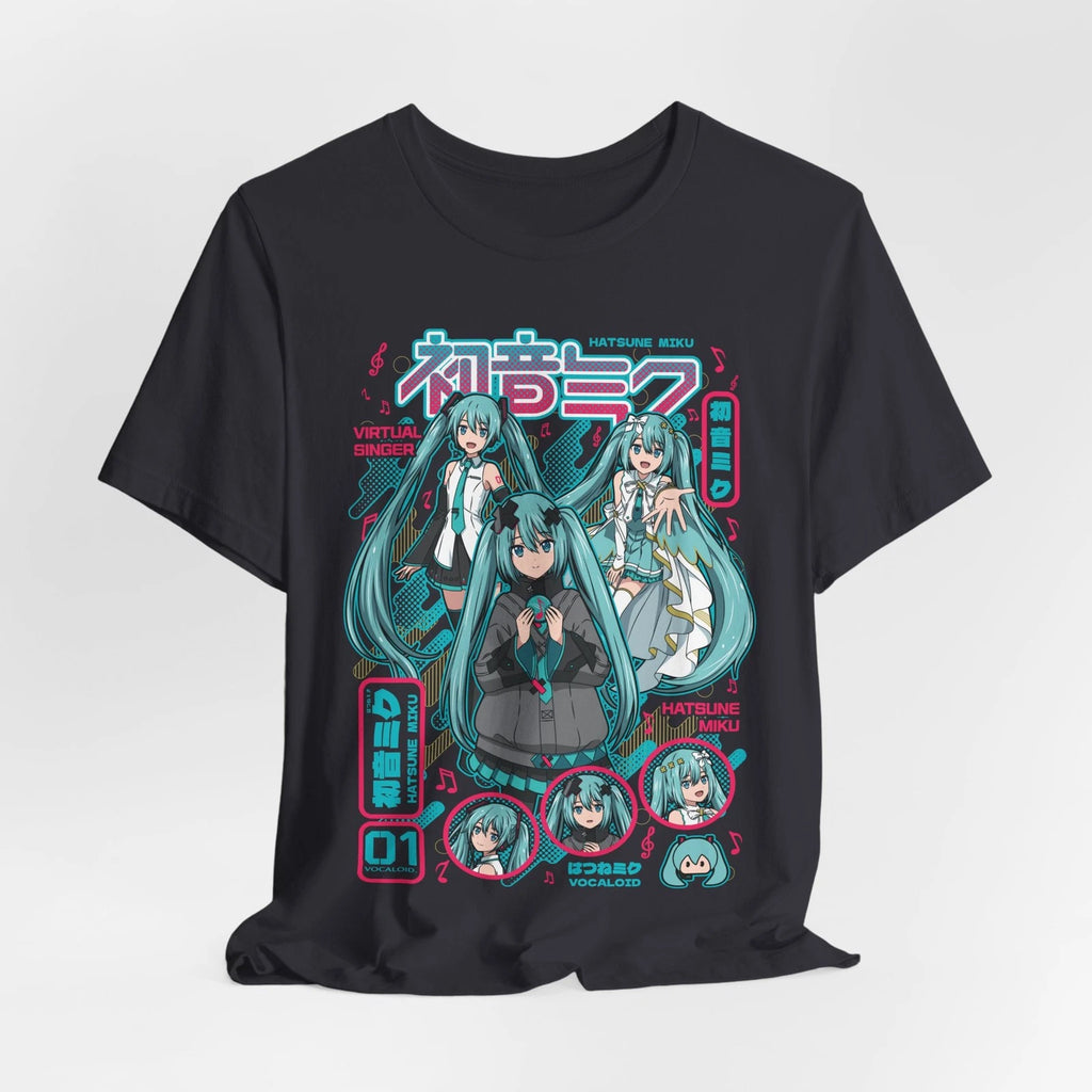 Hatsune Anime Graphic Tee, Vocaloid Tshirt, Unisex Anime Shirt, Graphic Tee,