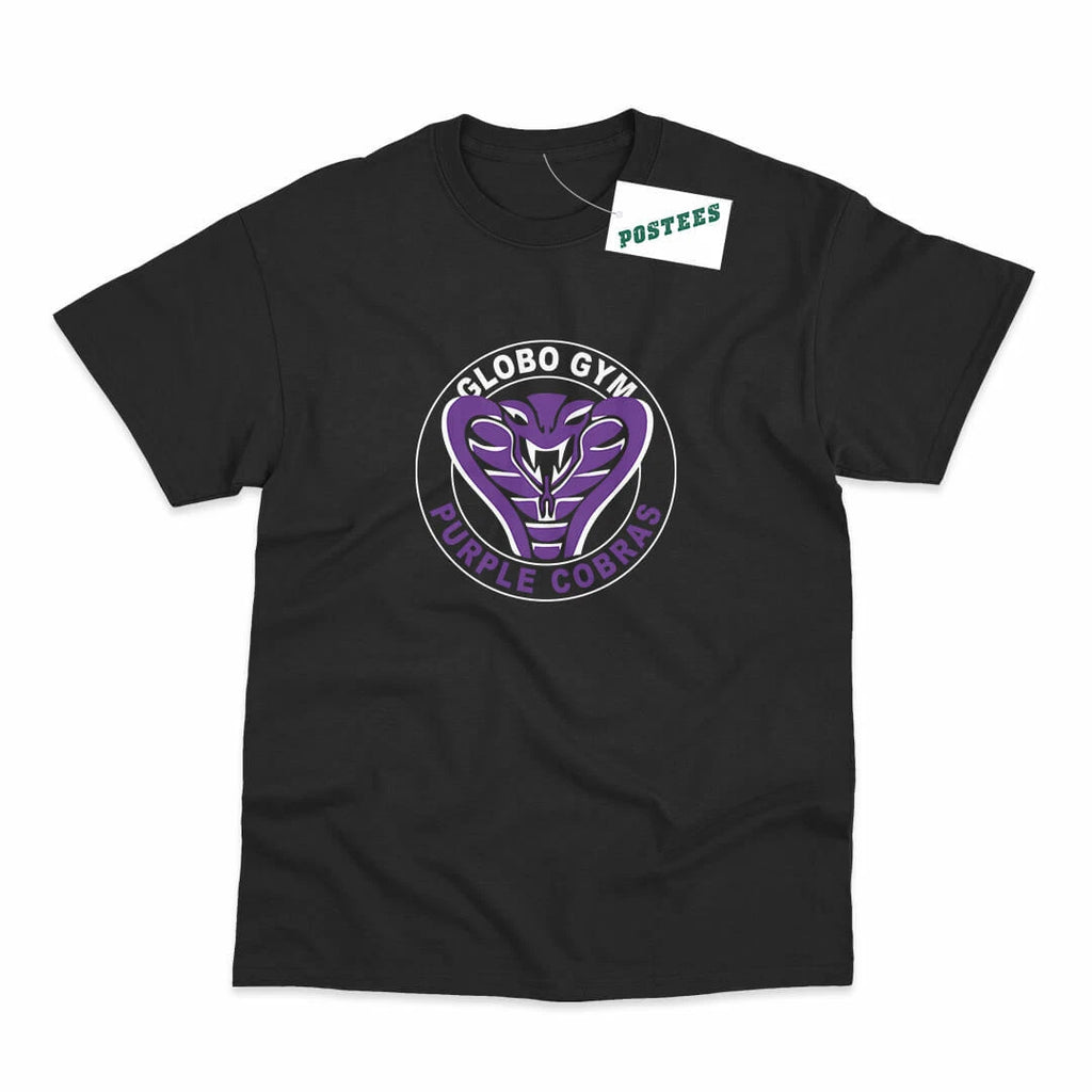 Globo Gym Purple Cobras Inspired by Dodgeball Movie Printed T-Shirt