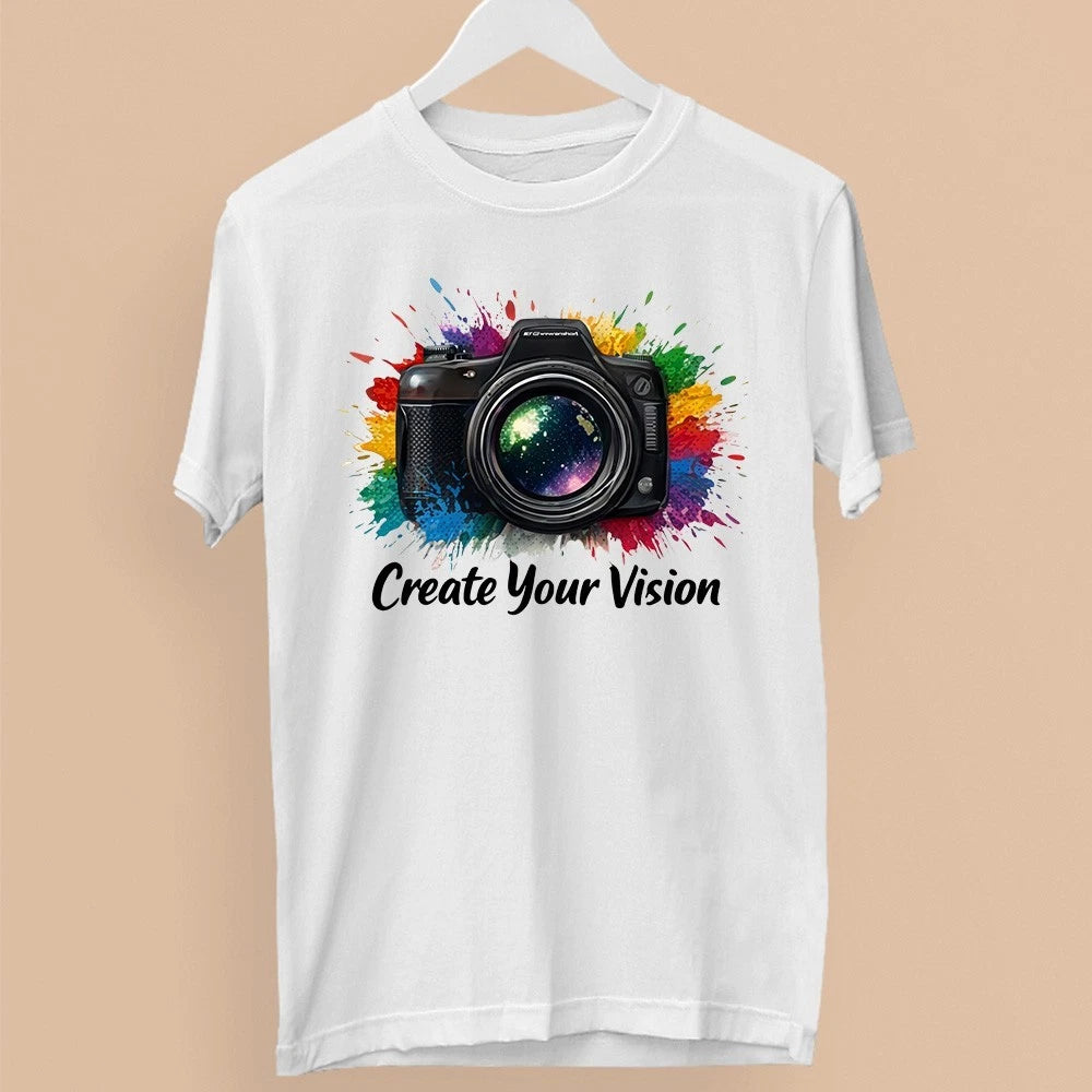 Create Your Vision Photography T-Shirt Lifestyle Travel Photographer Gift