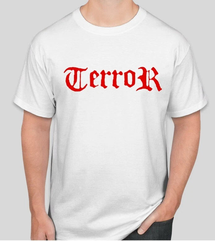 CUSTOM Shake Wear Sworn Enemy T shirt Tee Rock Band Music