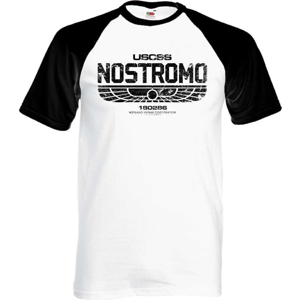 Alien Nostromo T-Shirt Mens 180286 Movie USCSS Weyland-Yutani Distressed Film