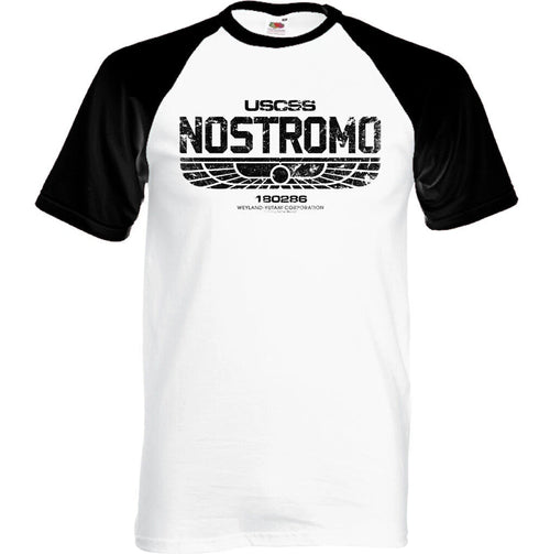 Alien Nostromo T-Shirt Mens 180286 Movie USCSS Weyland-Yutani Distressed Film
