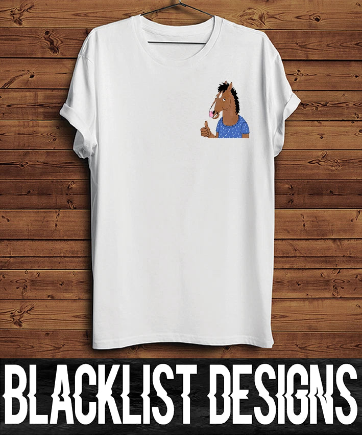 Bojack Horseman t-shirt | New | White | Hipster | TV series Funny