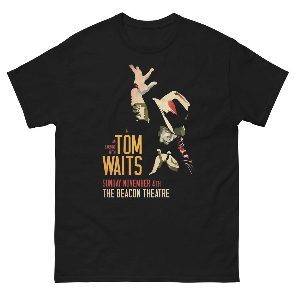 Tom Waits T-Shirt | Vintage Style Graphic Tee | Retro Music Icon Shirt