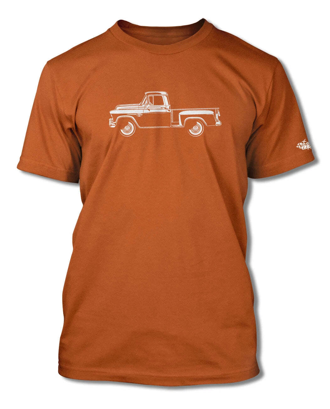 1955 Chevrolet Pickup 3100 T-Shirt - Men - Side View