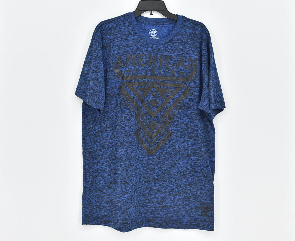 Men's American Fighter Stafford Graphic Print T-shirt, Blue, Size XL