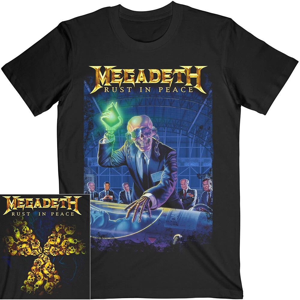 Megadeth Rust In Peace 30th Anniversary Shirt S-XXL Metal Official T-shirt