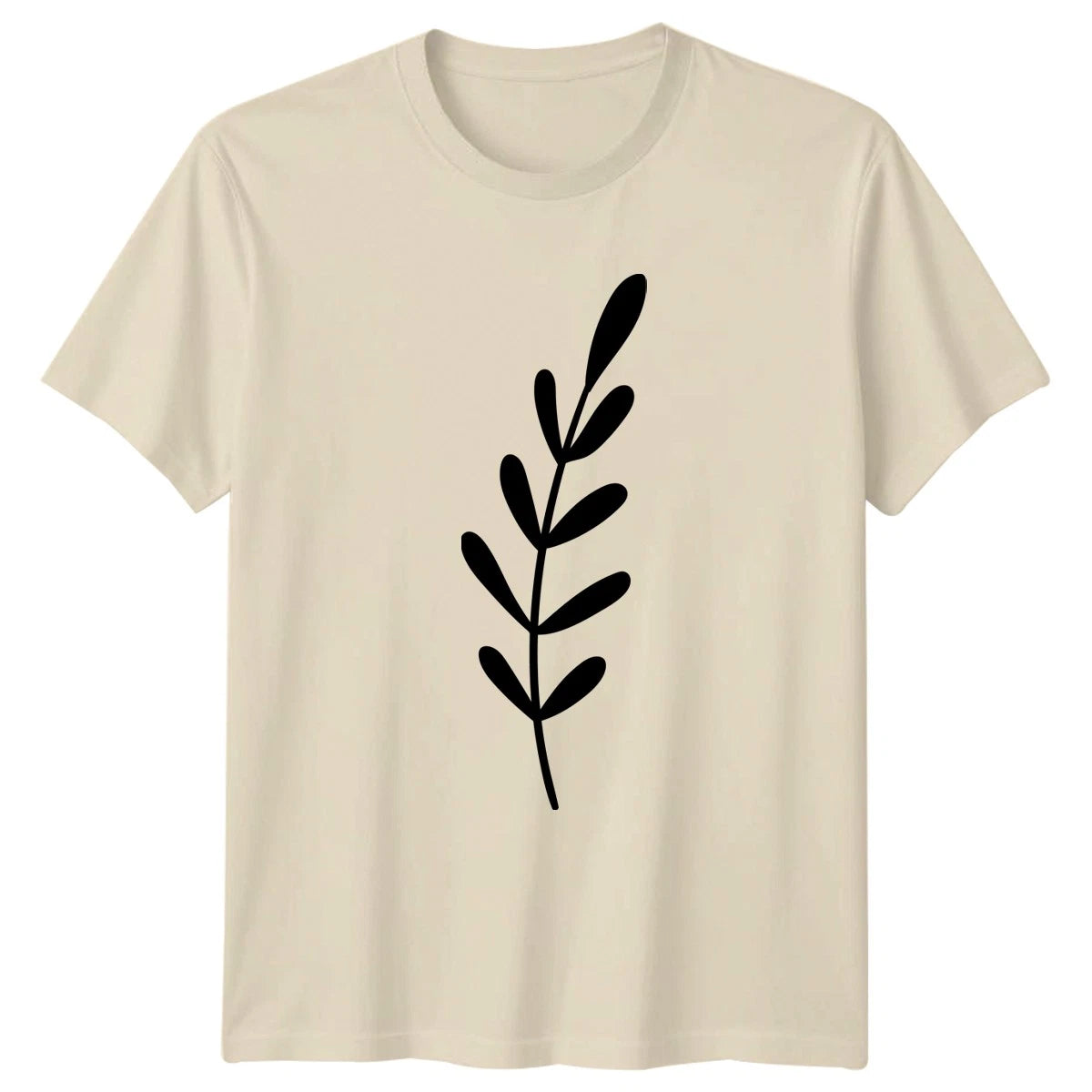 Minimalist Botanical Leaf Branch Nature T-Shirt Minimalist Flora Botanical