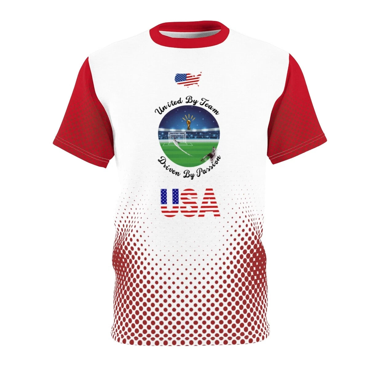 USA Soccer World Cup Fan Jersey - Qatar 2022 (Red/White)