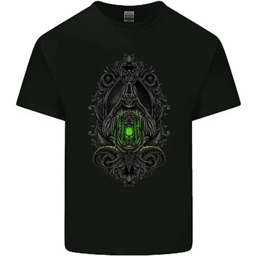 Grim Reaper Gothic Skull Heavy Metal Mens Cotton T-Shirt Tee Top