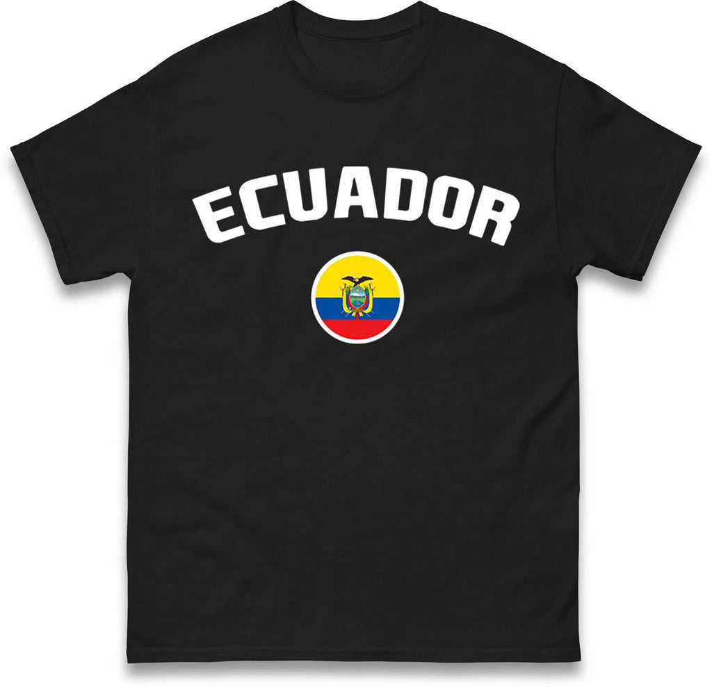 Ecuador football T Shirt, Personalised football Tee, Custom Name and Number Top