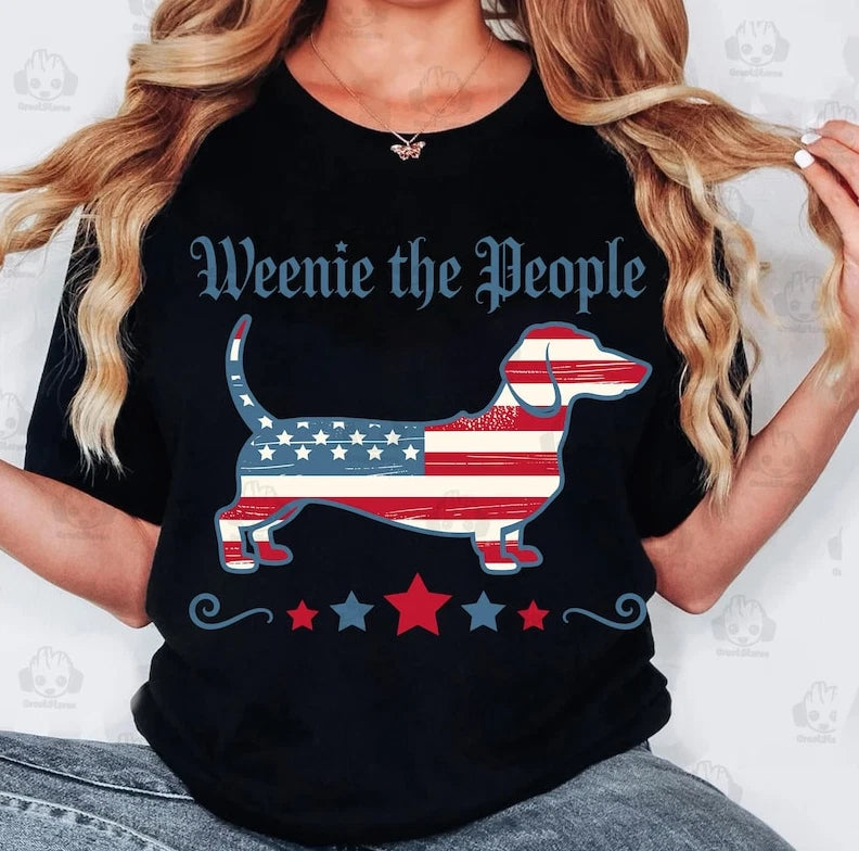 Patriotic Dachshund USA Wiener Dog July 4th Graphic Gift For Pet Lover