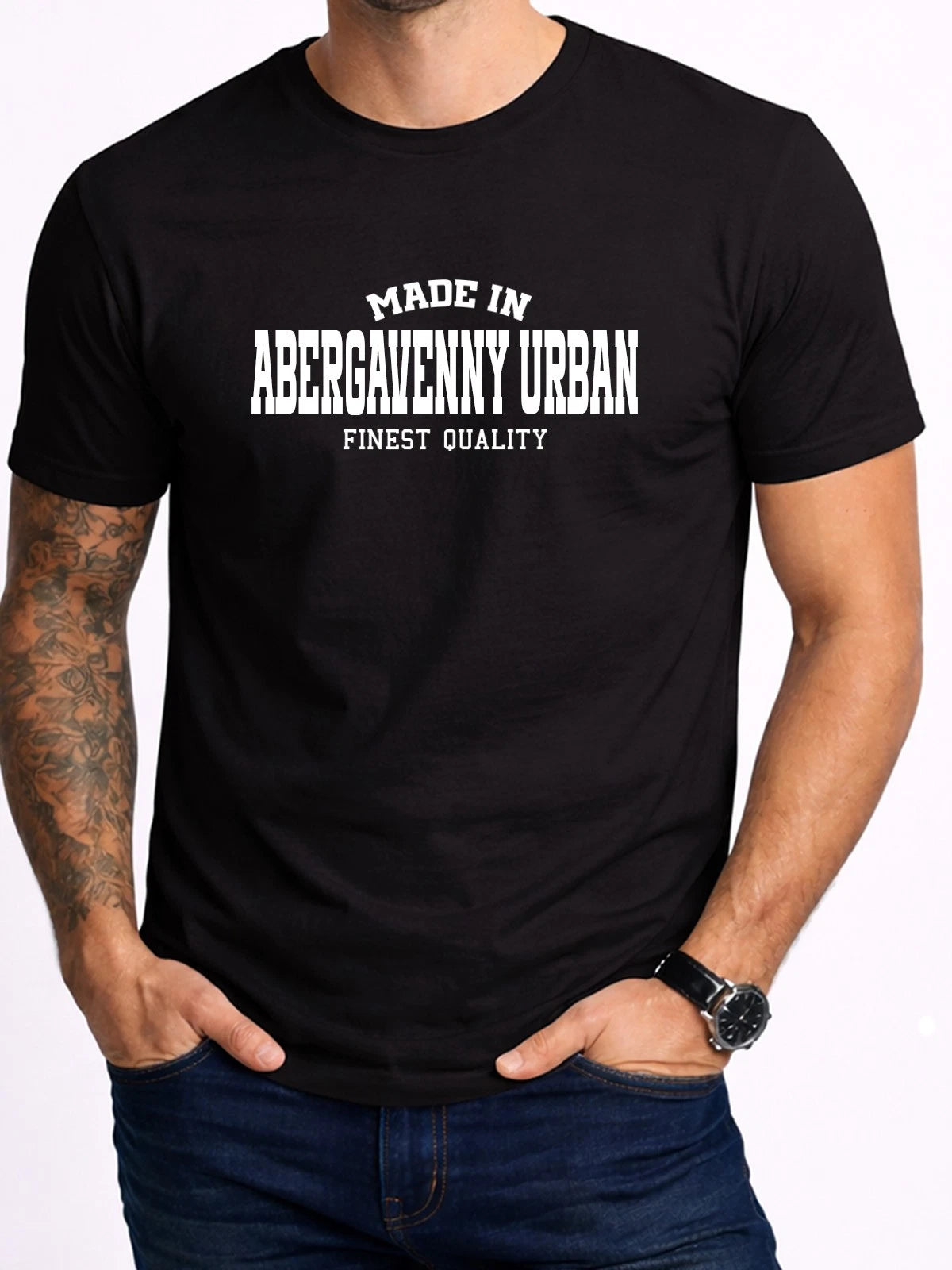 Product Of Abergavenny Urban Men's T-Shirt UK Place Gift