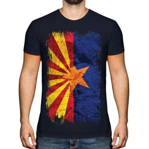 Arizona State Grunge Flag Mens Arizonan Arizonian T-Shirt Jersey Gift