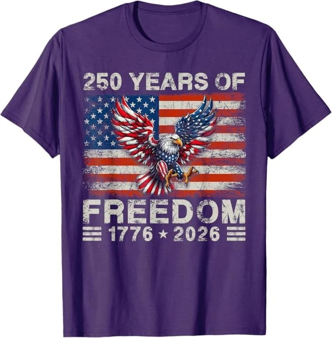250th American Anniversary Independence 250 Years of Freedom T-Shirt