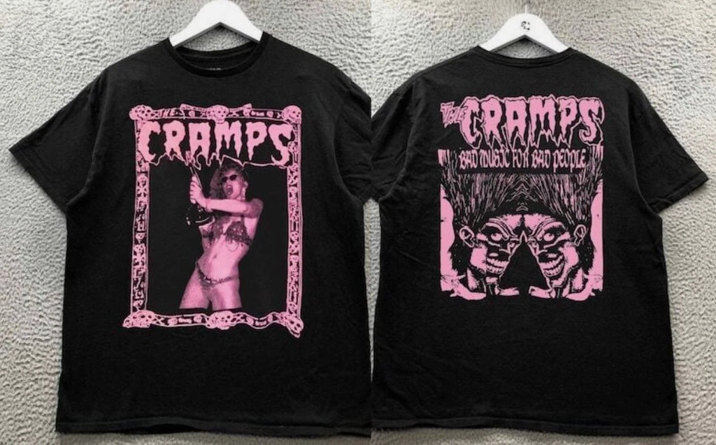 Vintage The Cramps Poison Ivy T-Shirt, Bad Music For Bad People Shirt