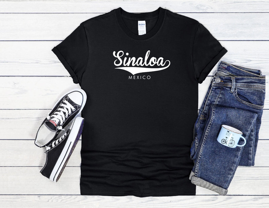 Sinaloa Mexico Shirt Script Design Men Women Unisex T Shirt Hoodie Baseball 4013