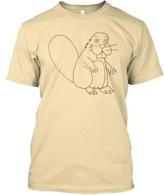 COOL BEAVER T-Shirt Made in the USA Size S to 5XL