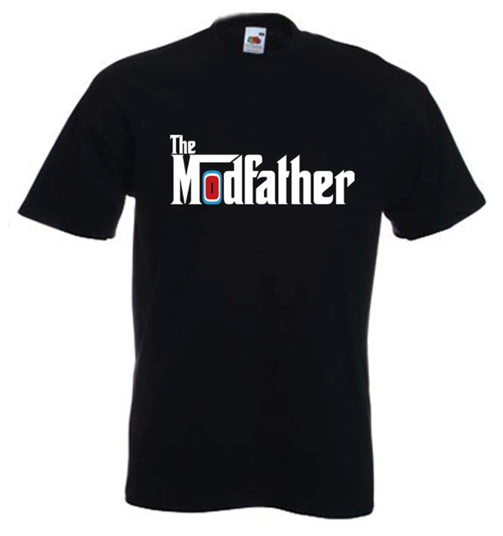 THE MODFATHER T-SHIRT - Mod Mods Britpop Paul Weller The Who Jam - Colour Choice