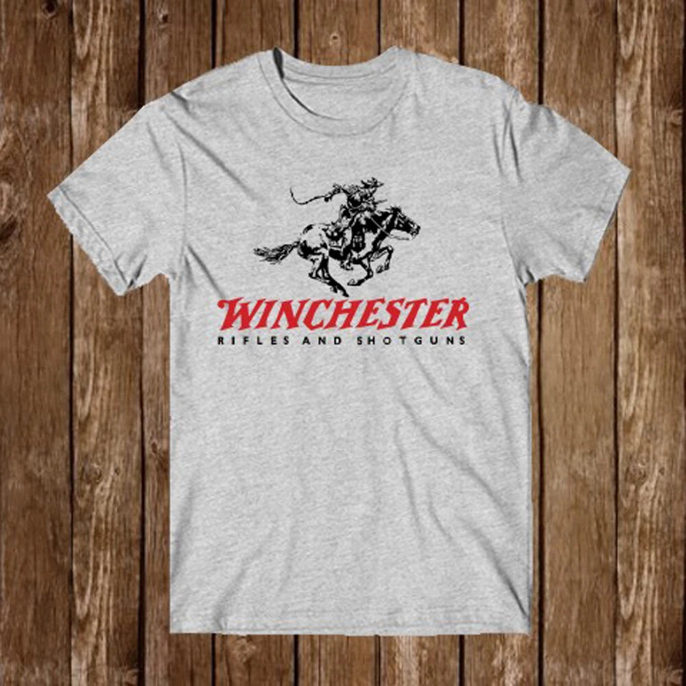 Winchester Firearms Men's Grey Size S-5XL